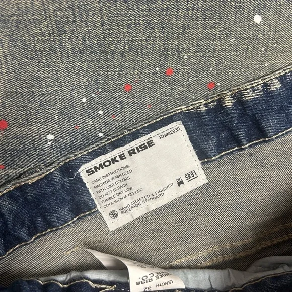 JEANS DE MODA SMOKE RISE DOODLE - AZUL PATRIMONIO mens 48/32